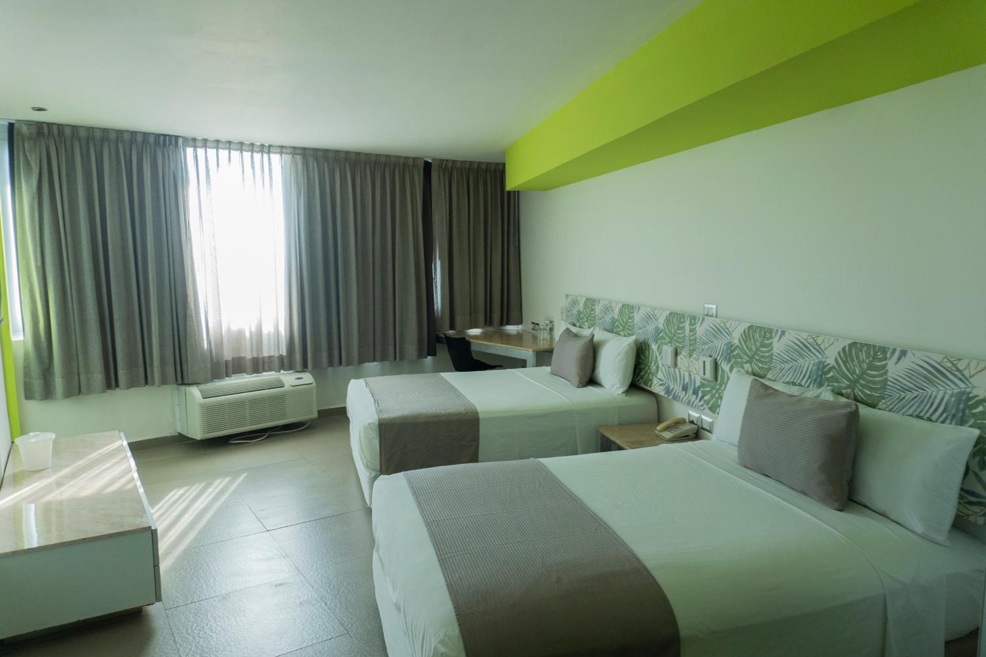 Double Room with Two Double Beds with Beach View