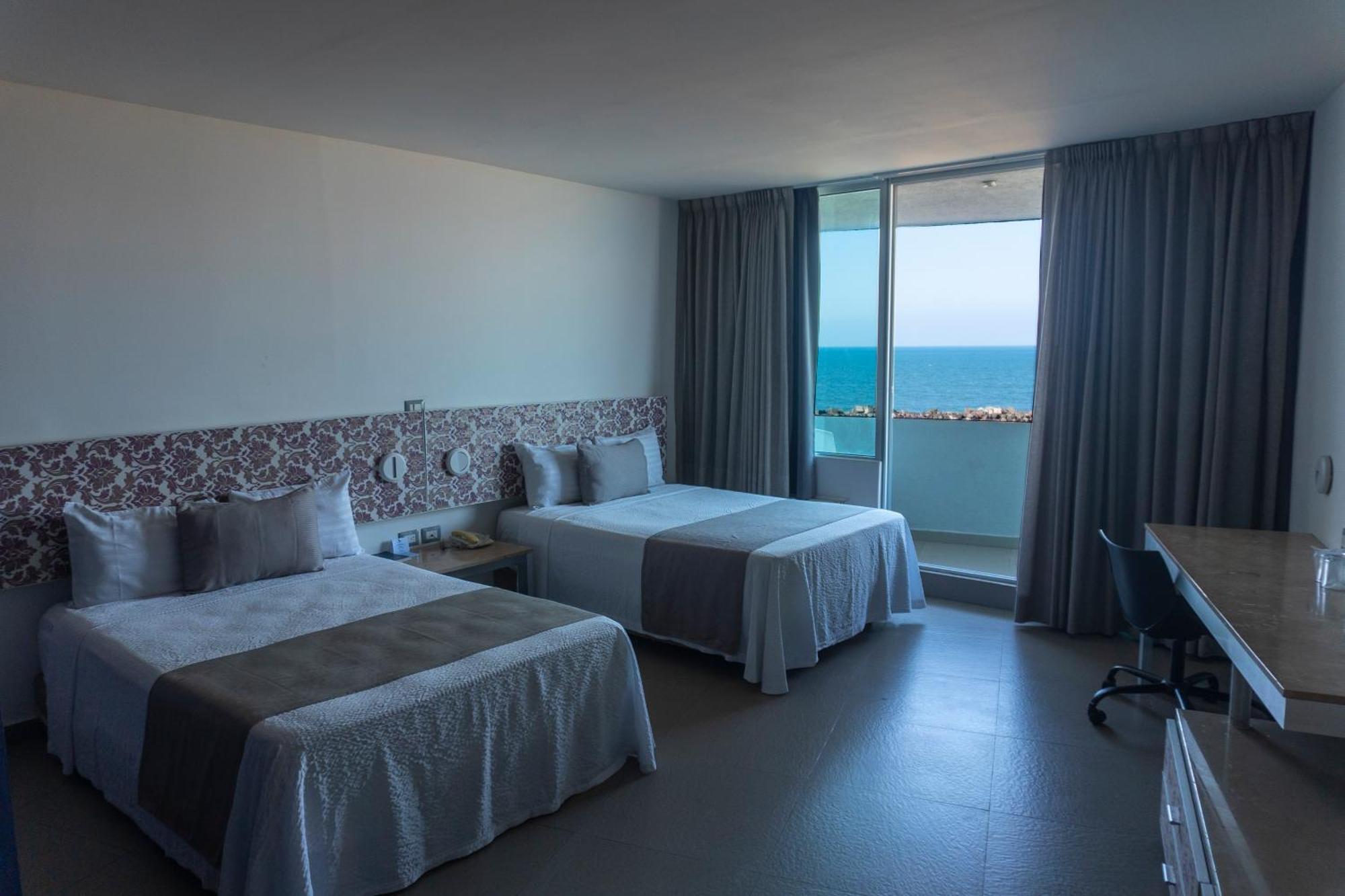 Double Room with Two Double Beds with Balcony