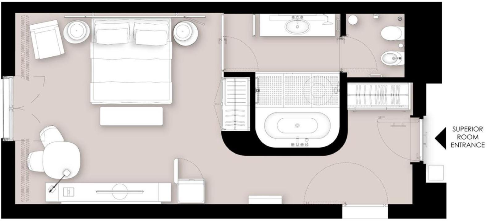 Superior Zimmer mit Kingsize-Bett