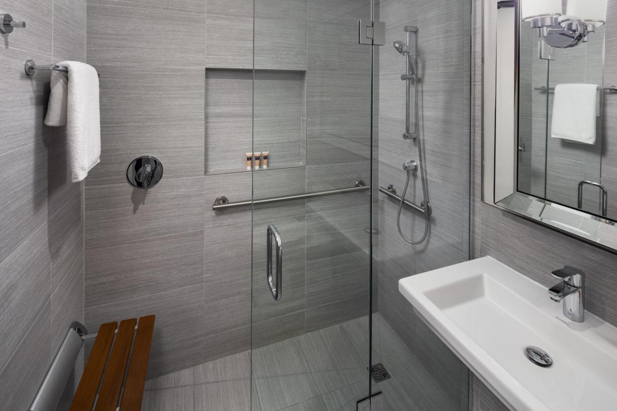 King Room Accessible Shower Disability Access