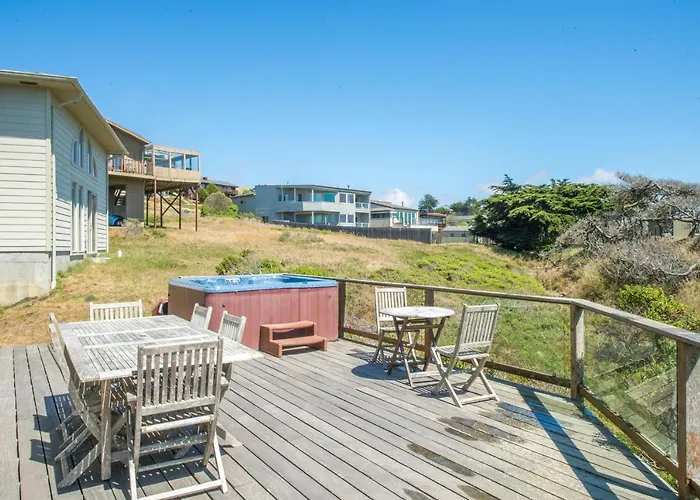 Tide Pool Retreat: Beachside Haven with Hot Tub and Game Room