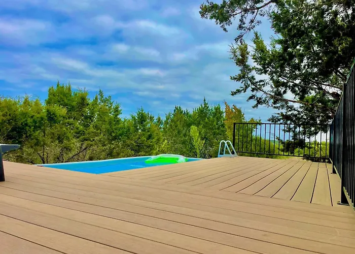The Outlook - Spa And Deck Views Of Hill Country
