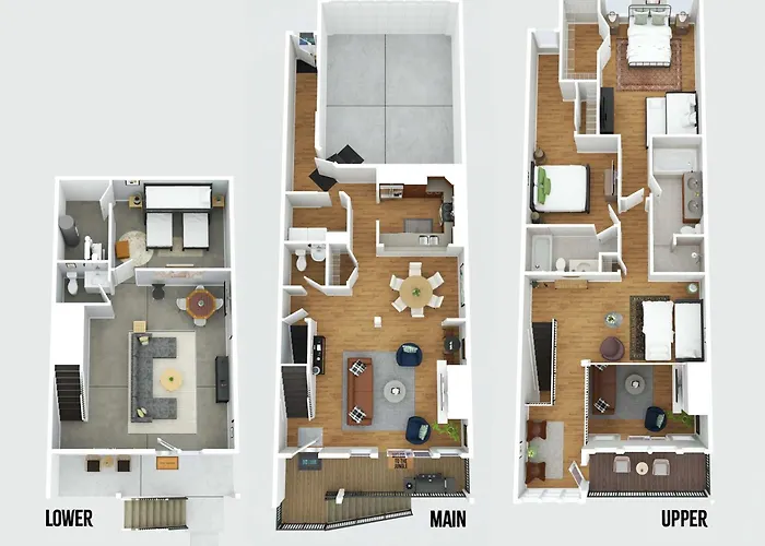 Hilltop 3Br For 10, Private Garage, Skyline Views