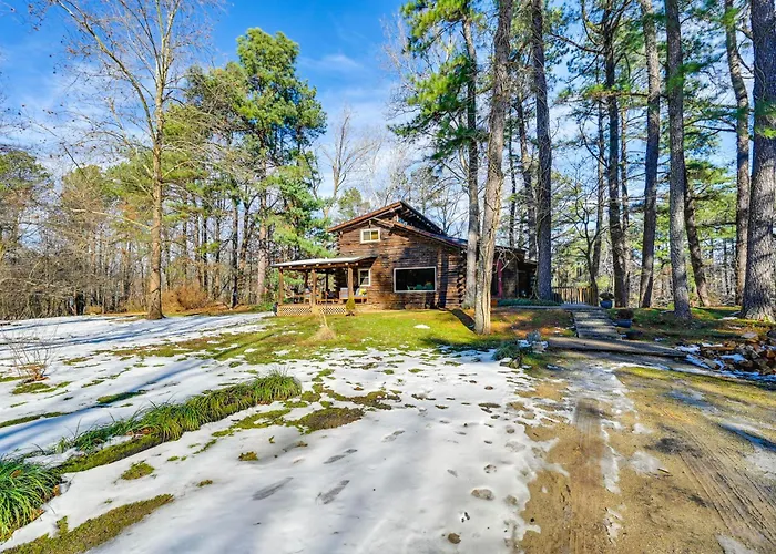 Waterfront Log Cabin In Kentucky: Fire Pit, Grill!