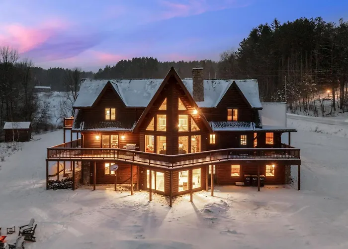 Epic 9-Bed Yellowstone Lodge Theater, Bars, Sauna & Ski Views
