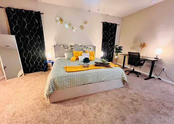 Spacious Kyle Home Games King Bed Yard