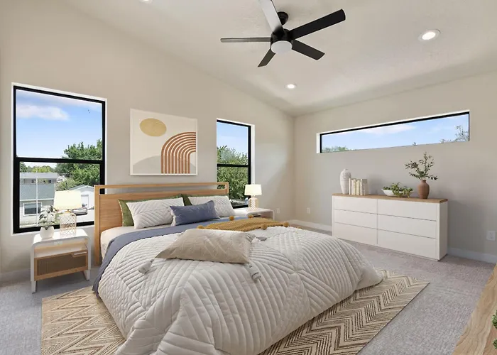 Modern Style Home, Near Expo, Rsl Stadium, Skiing