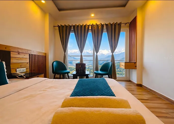 Rock Pine View Cottage & Cafe, Mussoorie - Blissful View From Rooms