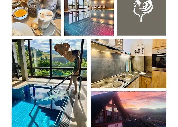 B&B Apart Hotel Goldener Hahn - Pool & Sauna, Fruehstueck Baiersbronn