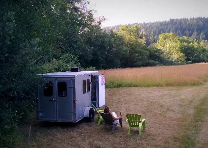 Cozy Campervan Rental On The Banks Of The Elk River In Eureka, California